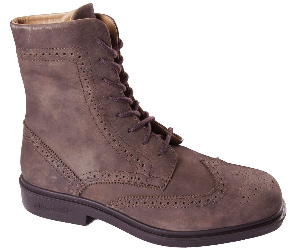1307-45 Chisel Toe Lace-up Brogue in Rustic Brown